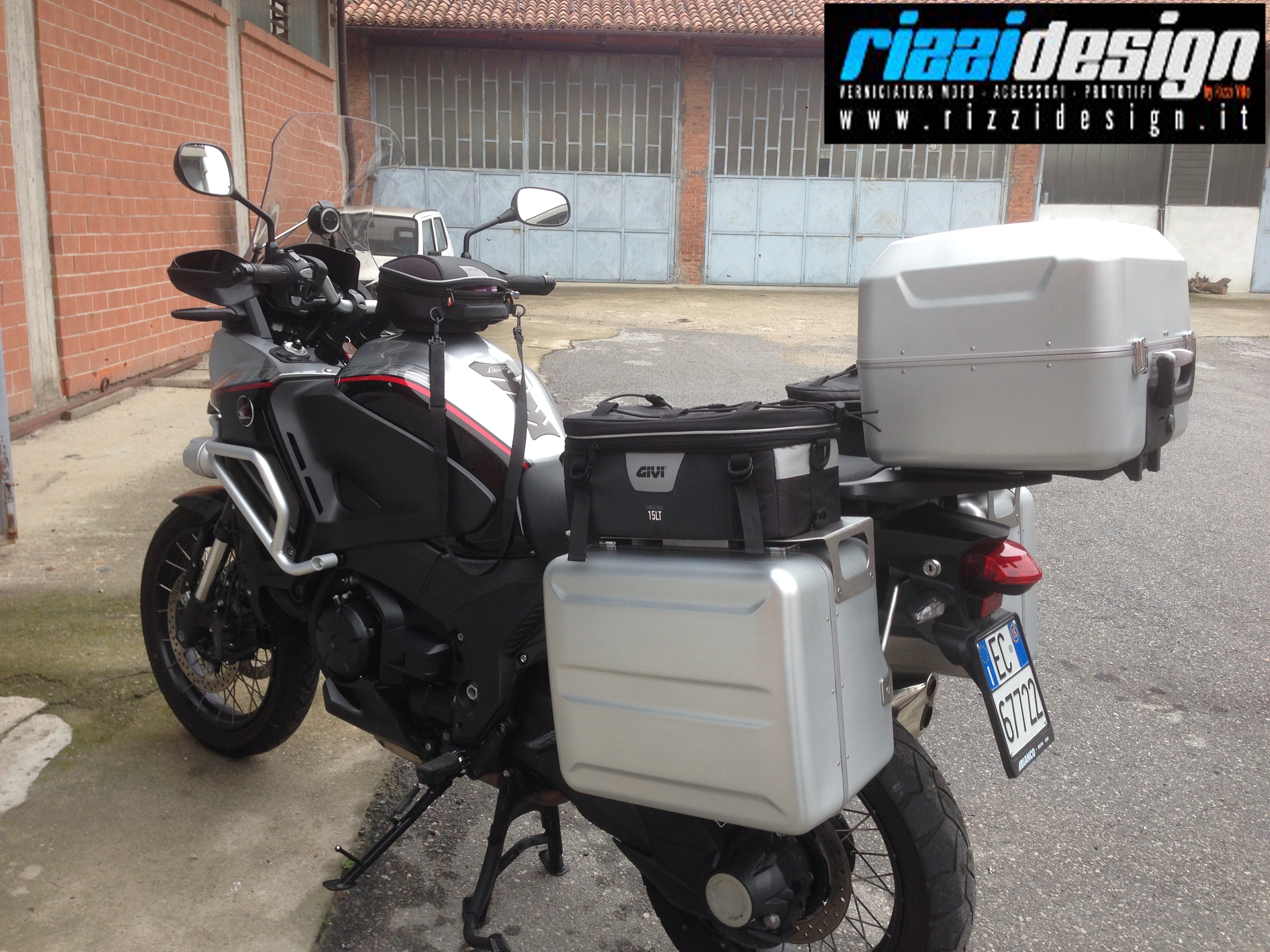 NUOVE BORSE PER HONDA CROSSTOURER 1200! #RIZZIDESIGN