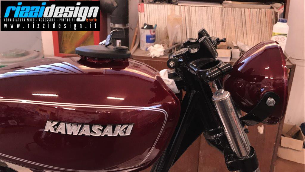 NUOVO RESTAURO: KAWASAKI Z400 1975! di #RIZZIDESIGN